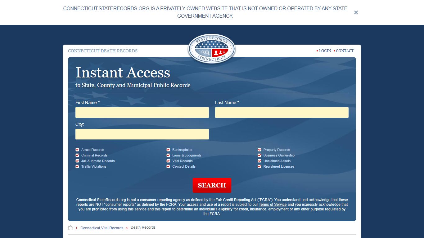 How to Find Connecticut Death Records | StateRecords.org